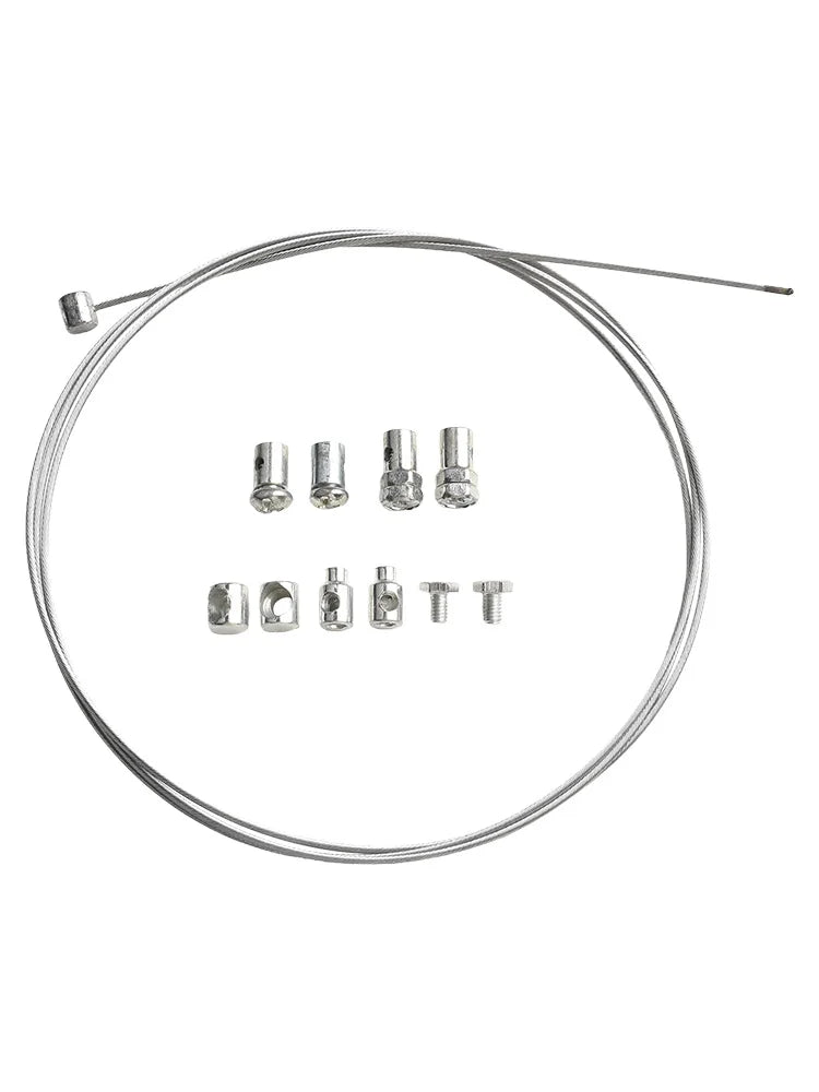 Throttle Clutch Cable Repair Kit Solderless Nipple With Sleeve Nut Set With Cable Lawnmower Rotovator Lawn Mower Parts Qme