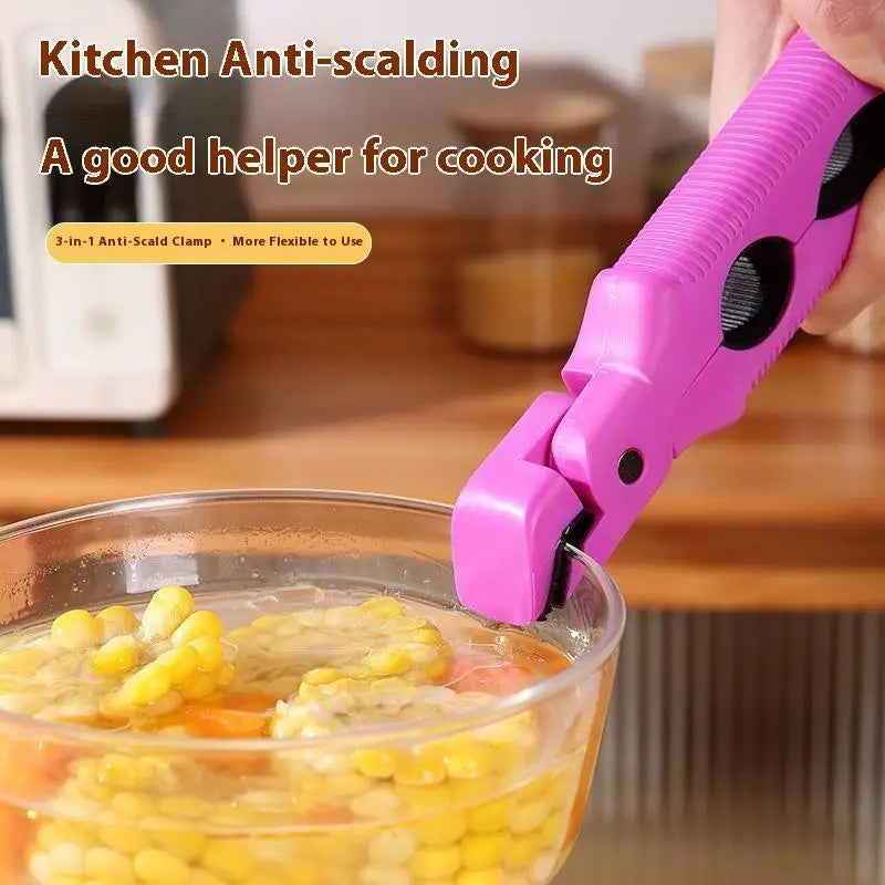 Anti-hot Clip Lifter Anti-scald Silicone Kitchen Anti Scald Plate Qme
