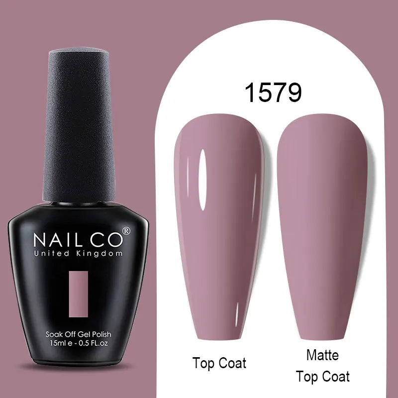 NAILCO Winter Red Gel Nail Polish Semi Permanent Soak Off Varnishes