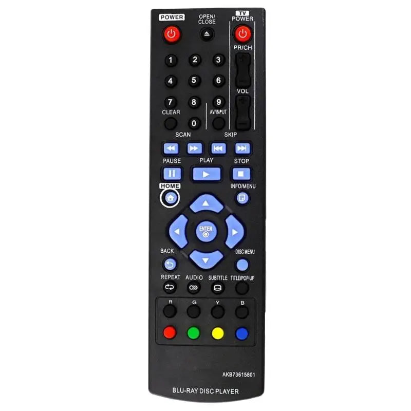 AKB73615801 Replace Remote Control Compatible Blu Ray DVD Player Qme