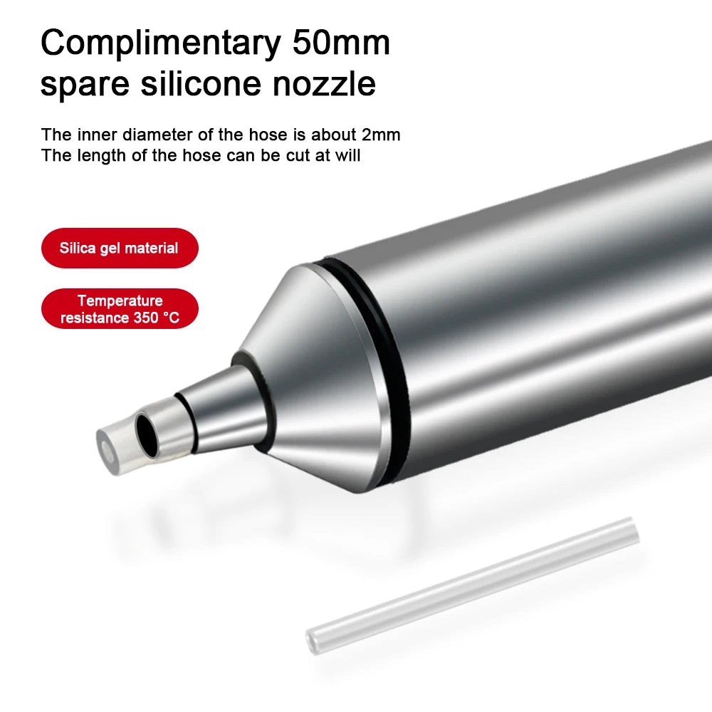 LEFAVOR Aluminum Powerful Desoldering Pump Suction Tin Gun Soldering Qme