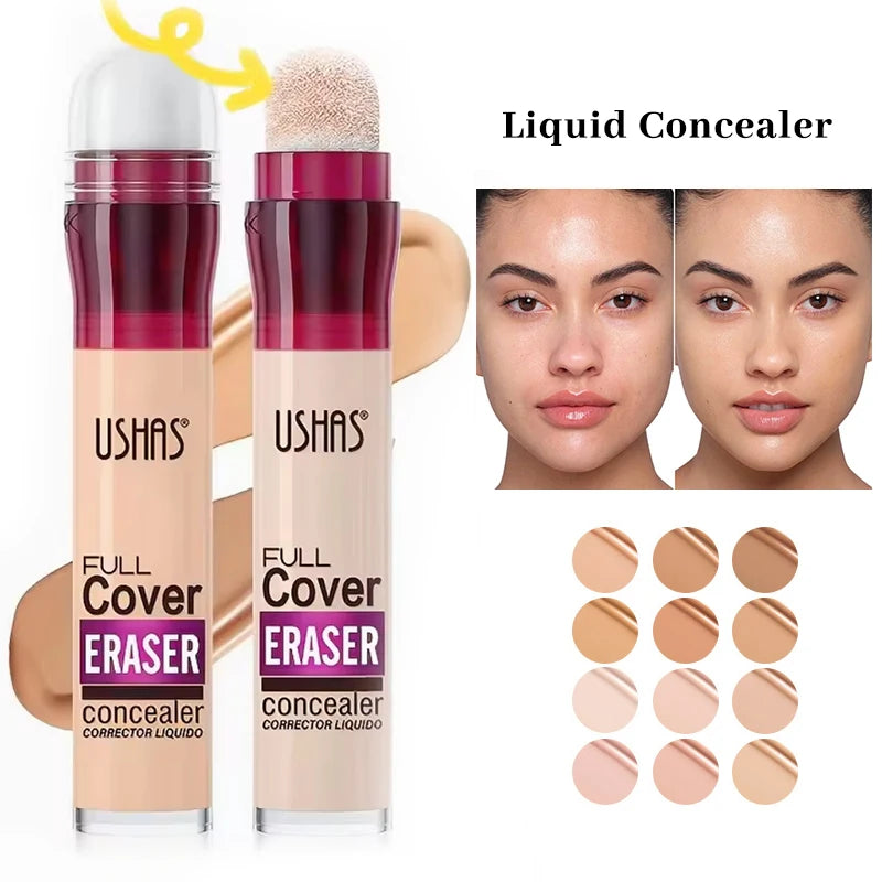 Sponge Head Concealer Dark Circles Tears Freckles Acne Pigmentation Qme