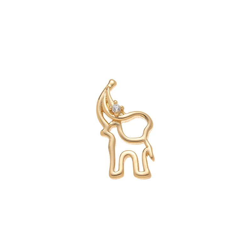 Retro Personality Picture Box Pendant With Openable DIY Pendant Hollow Design Transparent Box Gold-plated Color Preservation Qme MR-17