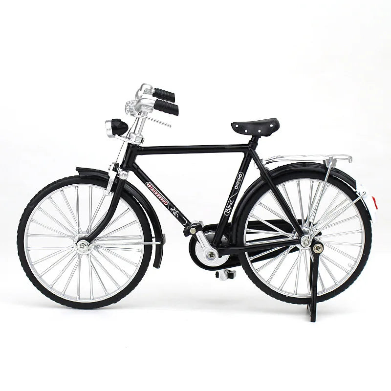 New 1:10 Mini Alloy Model Bicycle Diecast Metal Finger Mountain Racing Bike Adult Simulation Collection Gifts Toys for boys Qme