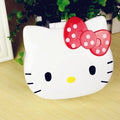 Hello Kitty Storage Box New Cartoon-Themed Desktop Storage Box and Mirror Set, Makeup and Jewelry Box Qme 1