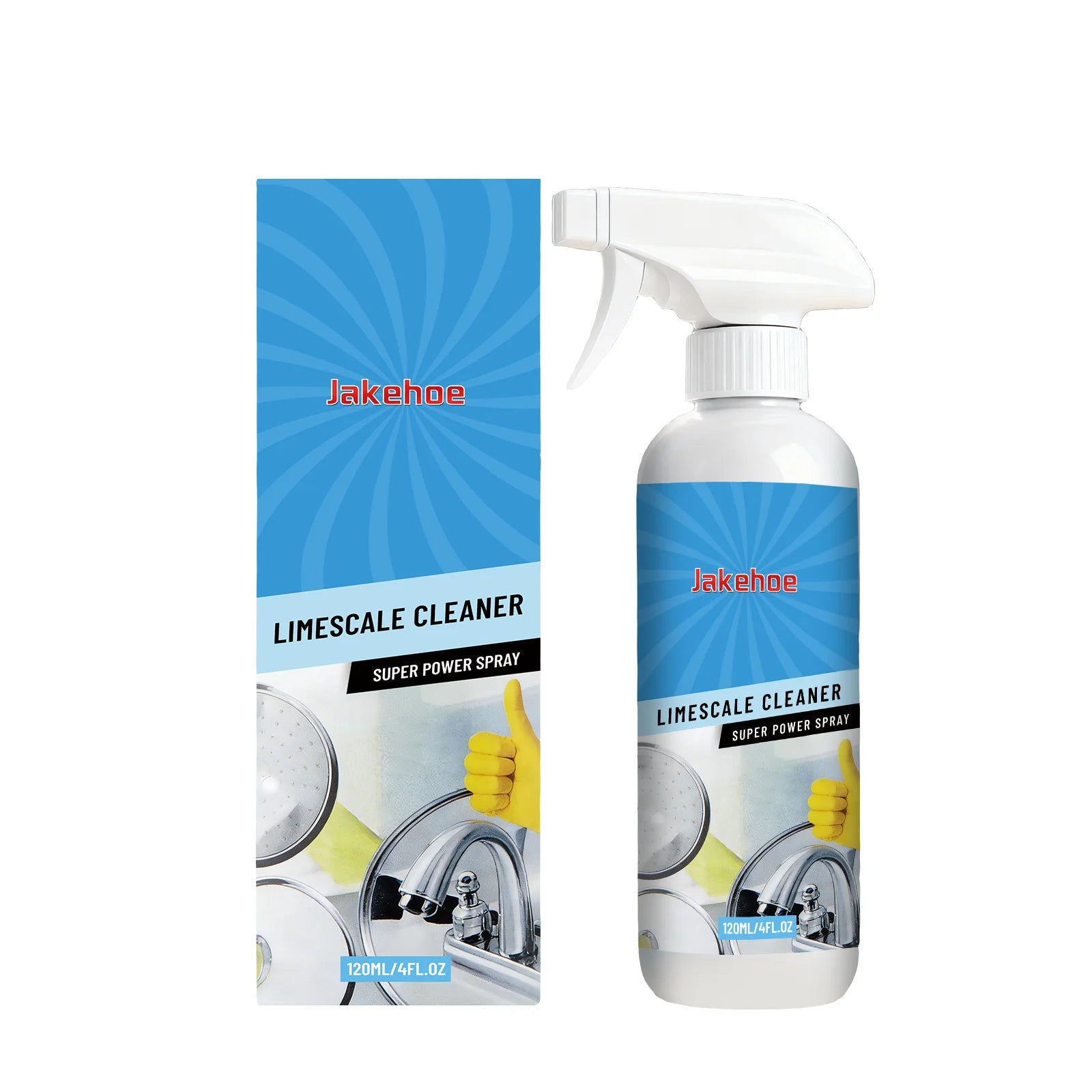 Powerful Scale Cleaner Dissolving Stain Form Protective Layer Reduce Scale Deposition Polishing Multifunctional Cleaning Spray Qme 120ml Boxed