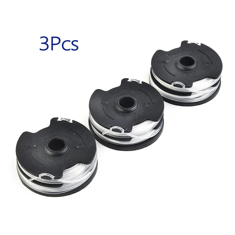 3pcs Thread Spools For Parkside Cordless Grass Trimmer For Parkside PRT 550 A1 A5 Garden String Trimmer Replacement Accessory Qme Default Title