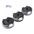 3pcs Thread Spools For Parkside Cordless Grass Trimmer For Parkside PRT 550 A1 A5 Garden String Trimmer Replacement Accessory Qme Default Title