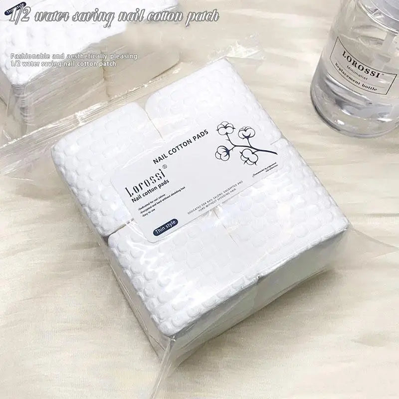 200 Nail Cotton Pad Polish Remover Gel Clean Manicure Napkins Qme