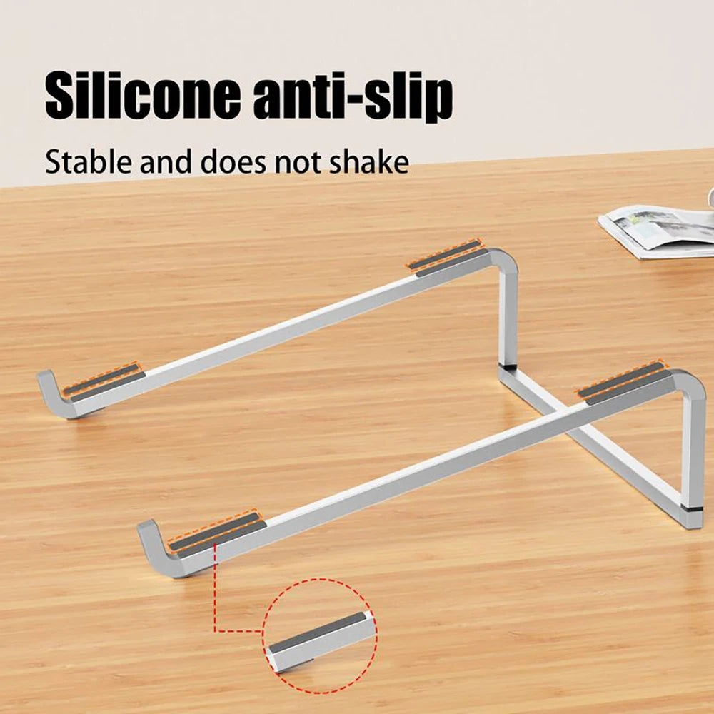 Aluminum Foldable Laptop Stand Adjustable Portable Tablet Stand Support Base Tablet Lightweight Stand Universal Cooling Holder Qme