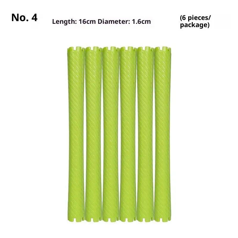 Heatless Hair Curling Rollers Soft Flexible Lazy Curls Styling Tools Qme 4