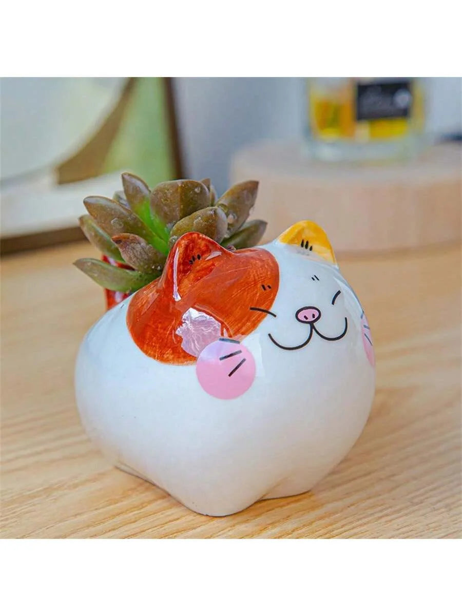 Lovely Beast Succulent Planter Ceramic Pot Sweet Festive Ornament Qme type 3