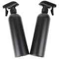 2x Plastic Trigger Spray Bottle Black Multi-functional Car Cleaning Qme One Size