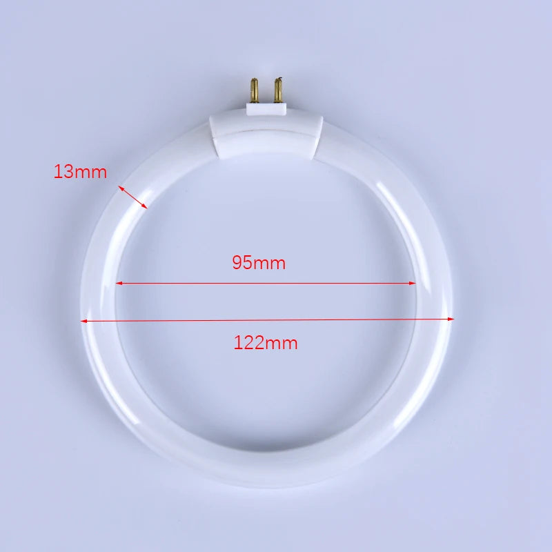 11W T4 Round Annular Tubes Lamps Bulb Fluorescent Ring Lamp Tube 4 Qme