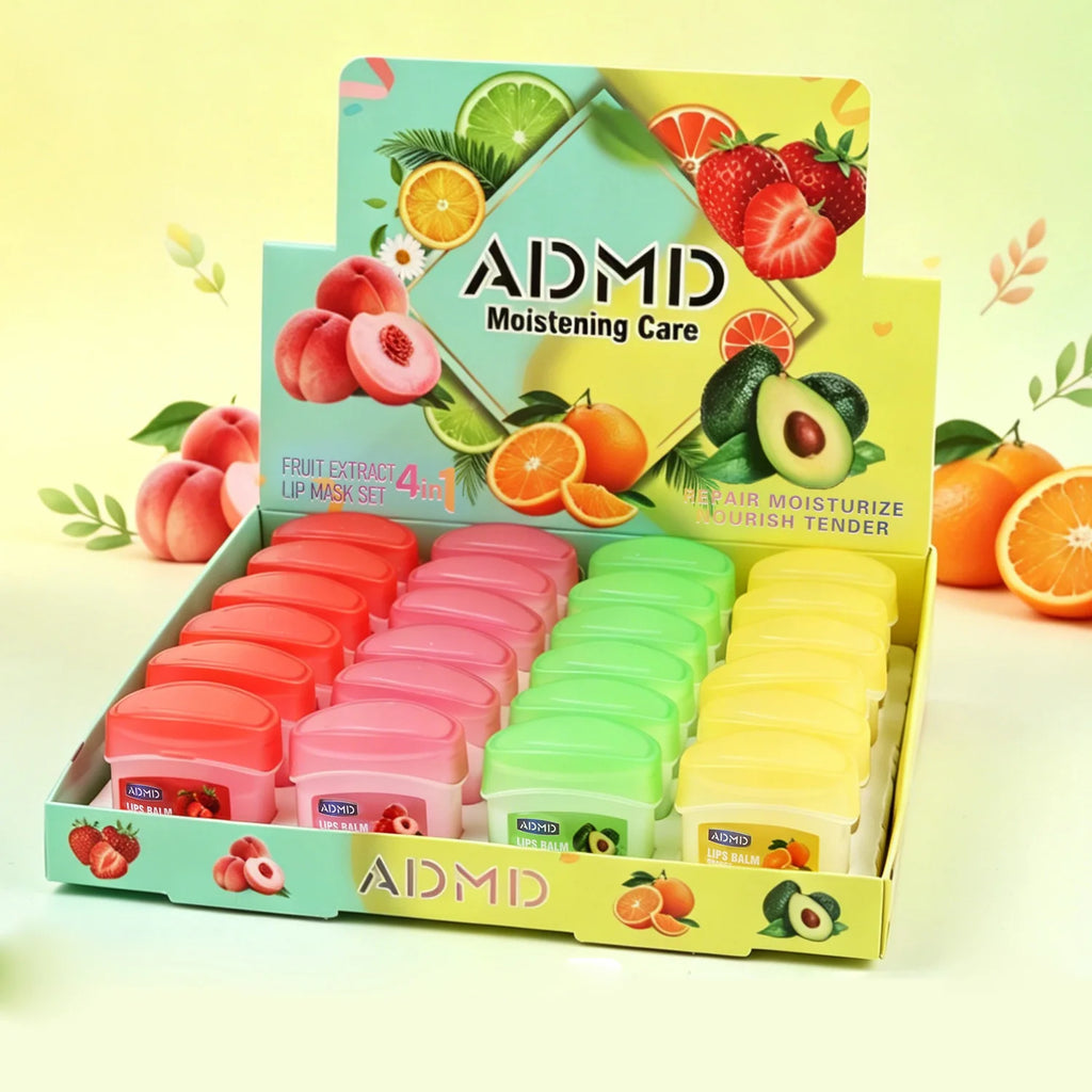 24 Fruit Extract Lipstick Which Can Moisturize Lock Water Brighten Qme 24pcs