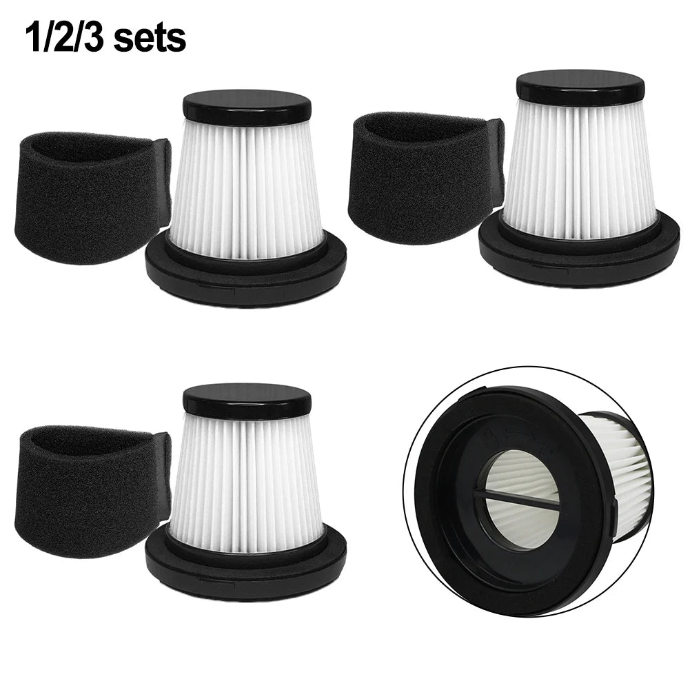 1/2/3 Sets Filter For Morse For G10 Cordless Vacuum Cleaner Washable Reusable Parts Household Tools Replacement Accessories Qme