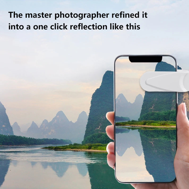 Cell Phone Camera Mirror Reflection HD Lens Selfie Reflector Mirrors Qme