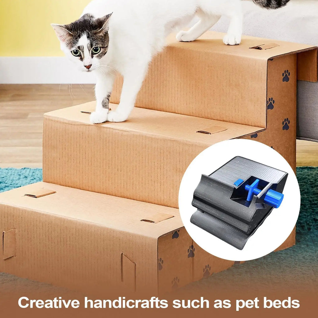 Cat Scratcher Cutter Handheld Cutting Tool Adjustable Cardboard Home Qme