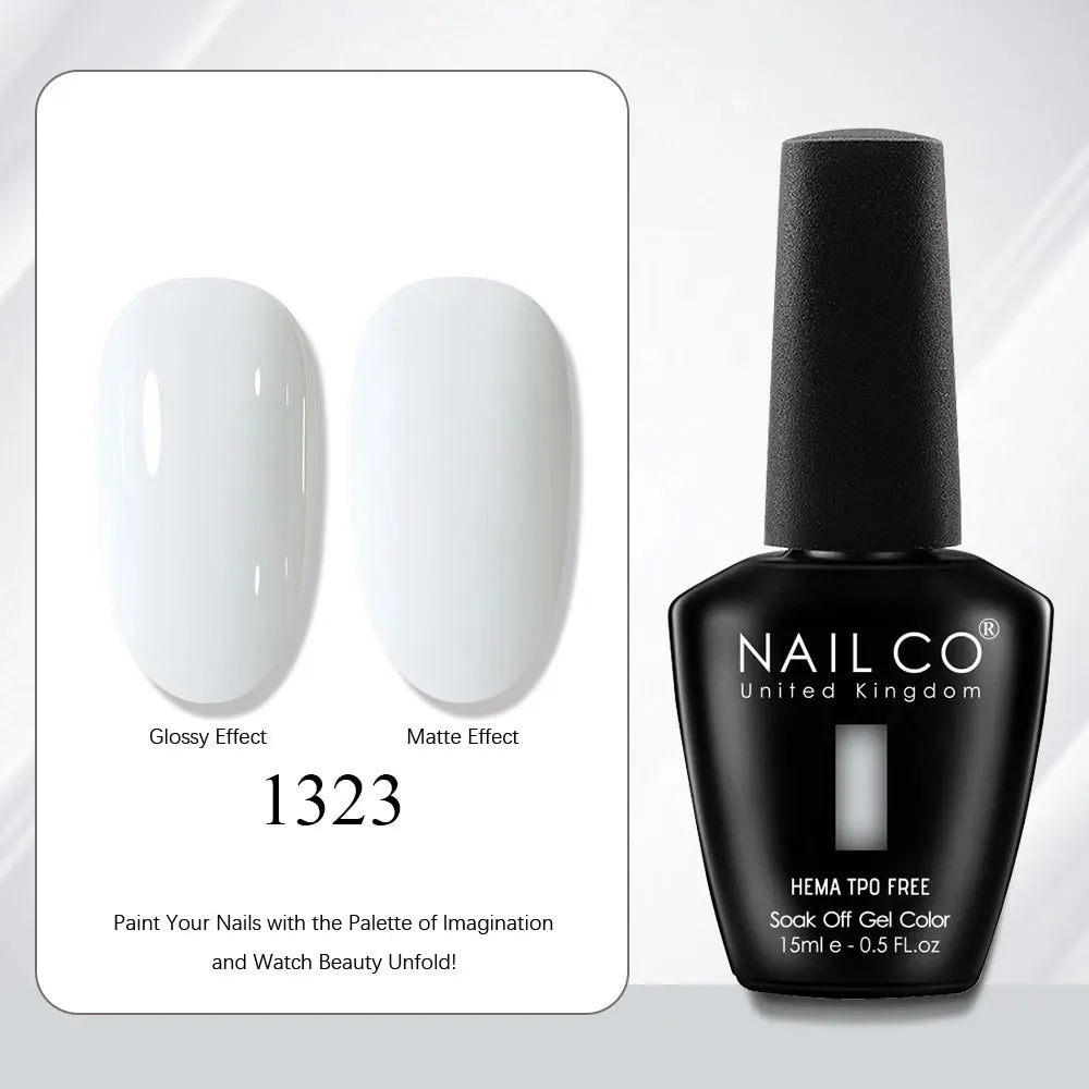 NAILCO Gel Nail Polish Nails Semi-permanent UV Varnish Glitter Glass