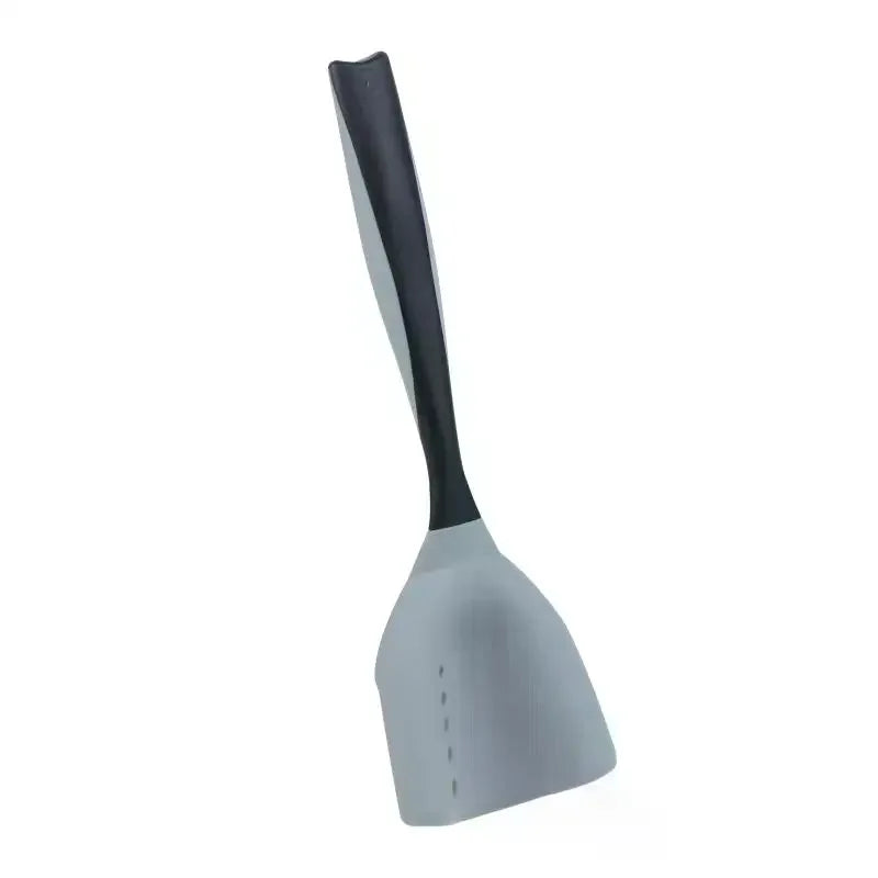 2-in-1 Silicone Mincing Spatula Meat Chopper Shredding Spatula Oil Filtering Non-Stick Meat Grinder Heat Resistant Kitchen Tool Qme