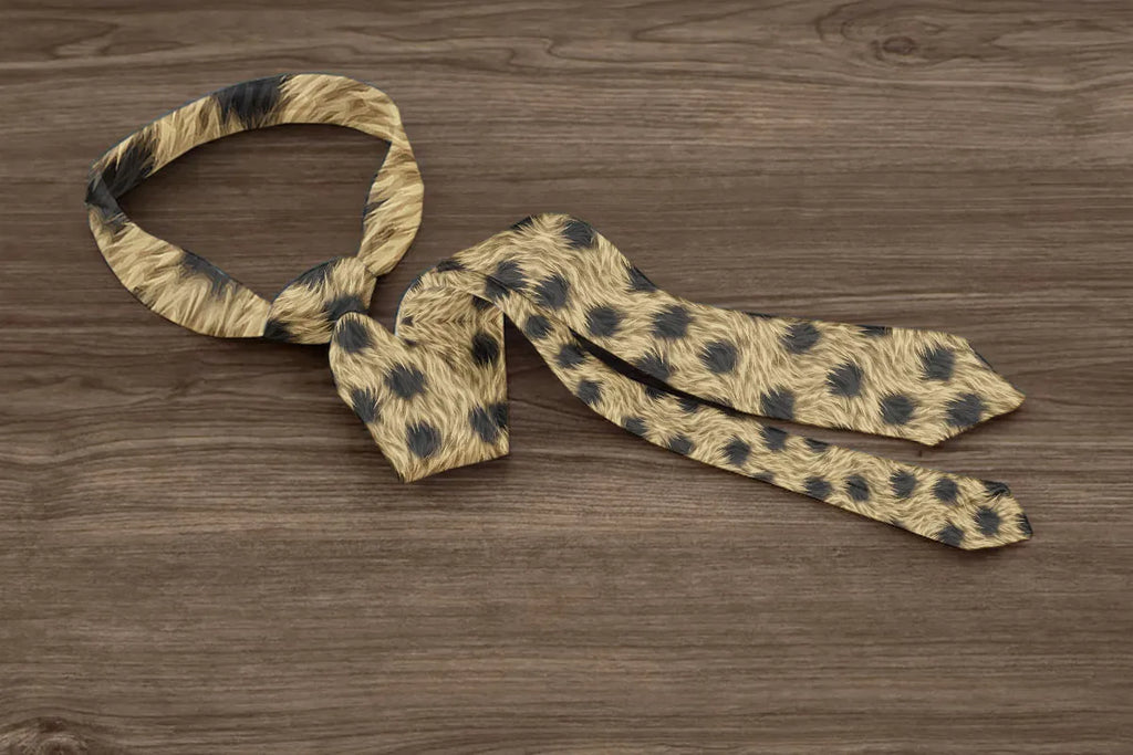 Leopard Snake Sexy Novelty Printed Tie Fashion Casual Creative Men's Qme
