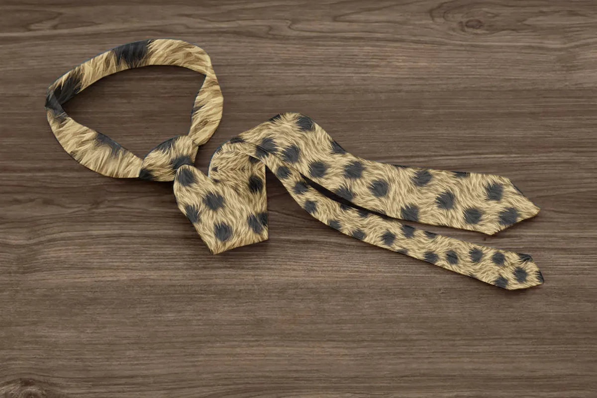 Leopard Snake Sexy Novelty Printed Tie Fashion Casual Creative Men's Qme