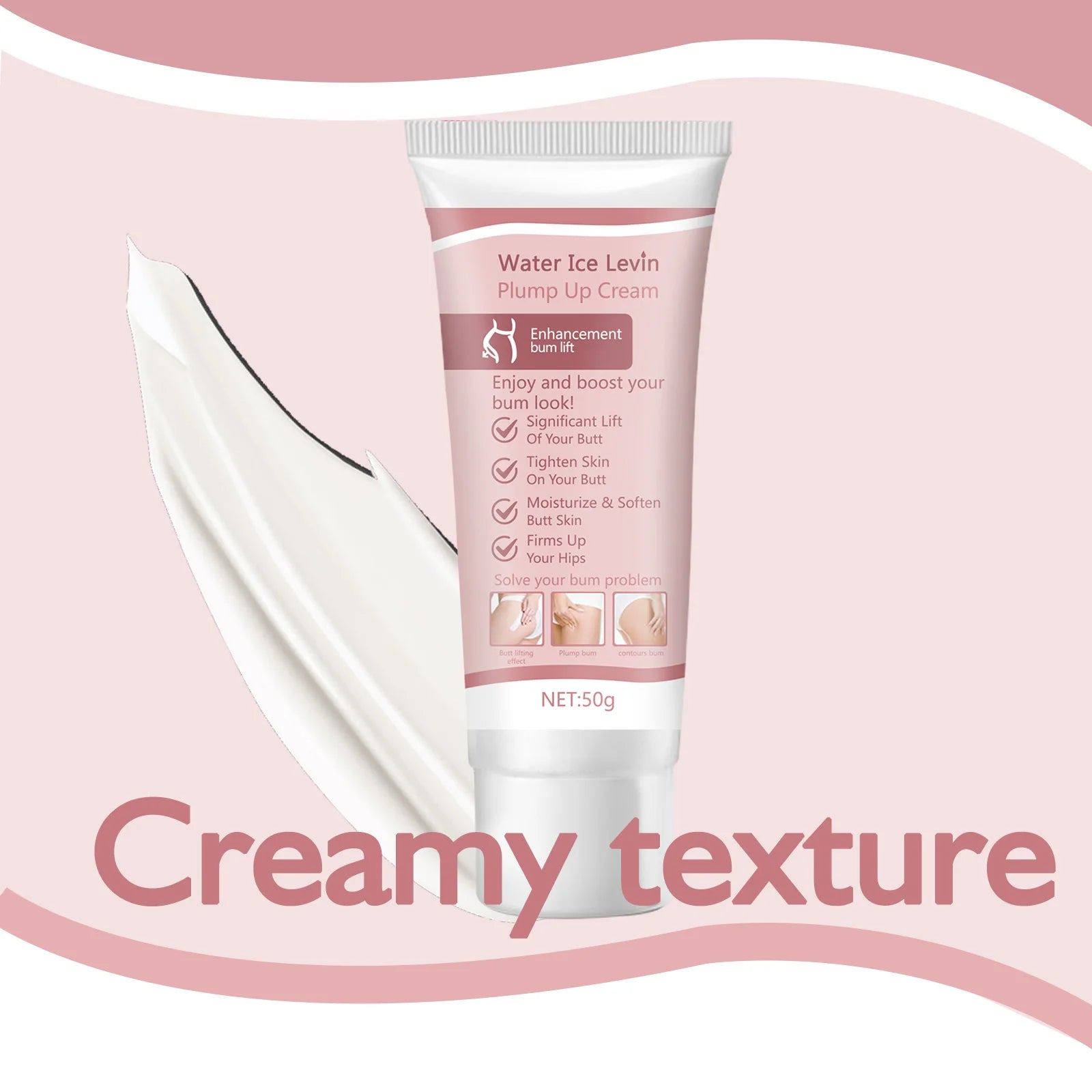 1pcs butt massage cream, containing hyaluronic acid, prevent sagging, shape hips, plump and sexy, and tighten the body Qme