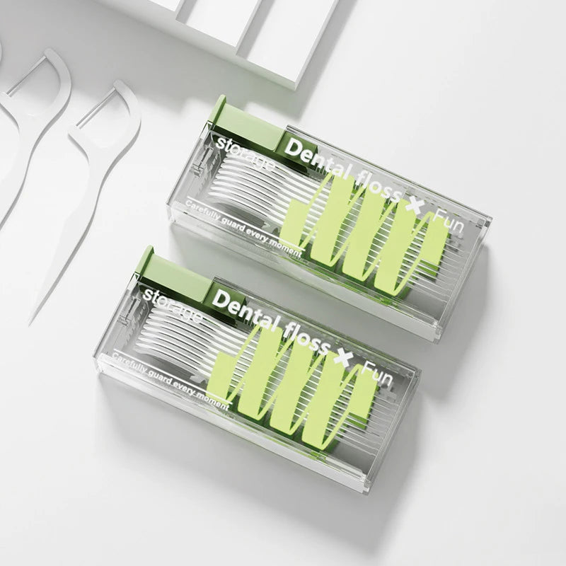 Dispenser Convenient Dental Floss Automatic Storage Box Oral Hygiene Qme