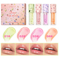 QIBEST Lip Oil Set Lip Plumper Gloss Reduce Lip Fine Line Moisturizing Makeup Sexy Lipstick Primer Tint Lip Balm Care Cosmetics Qme Lip Oil Set