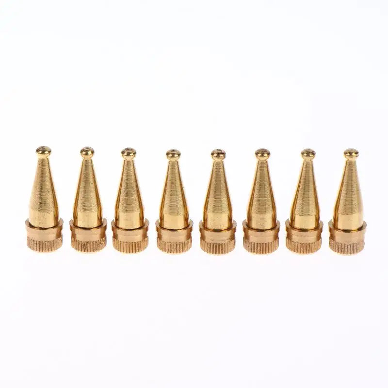 4 Speaker Spikes Hi-fi Feet Stands Accessories Copper M8 Thread Qme 35mm 8pcs