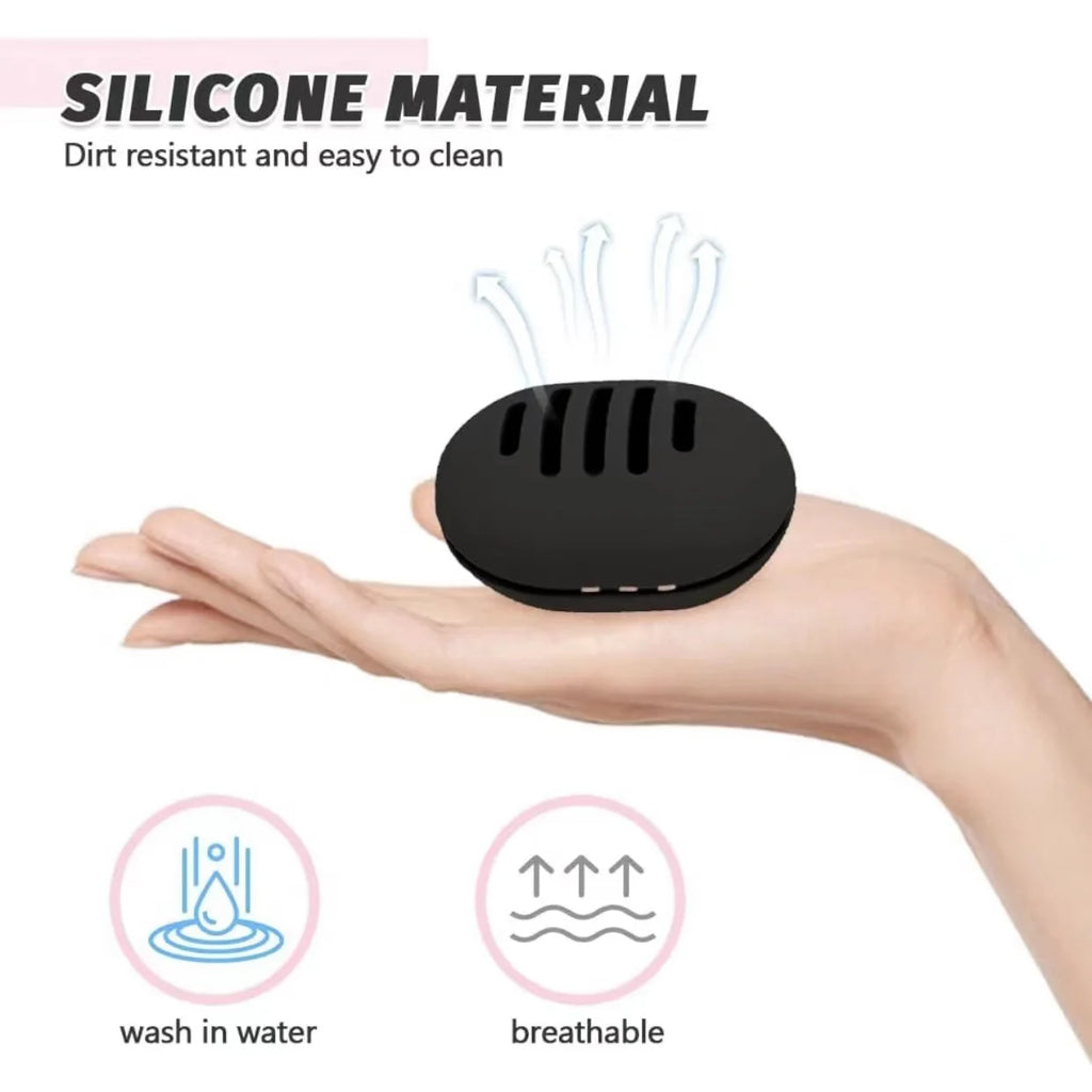 Makeup Sponge Holder Eco-friendly Silicone Multi-hole Beauty Storage Qme
