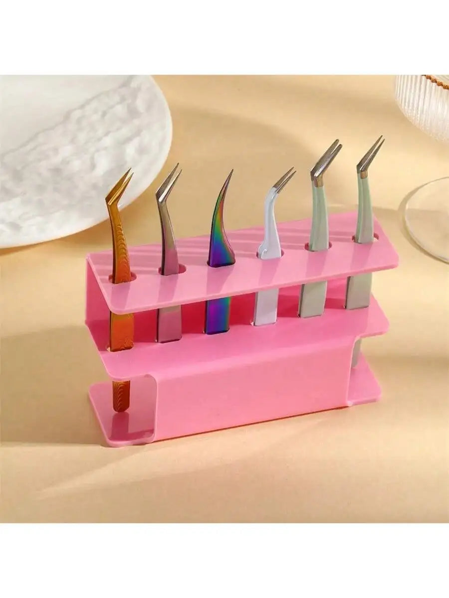 Acrylic Eyelash Tweezers Display Holder-eyelash Extension Qme