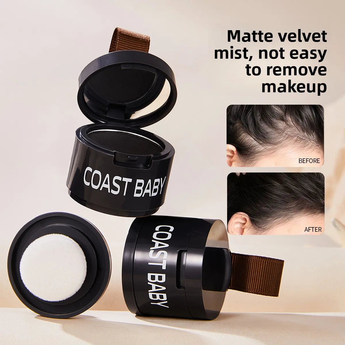 Hairline Powder Shading Contouring Hair Concealer Natural Coverage Qme