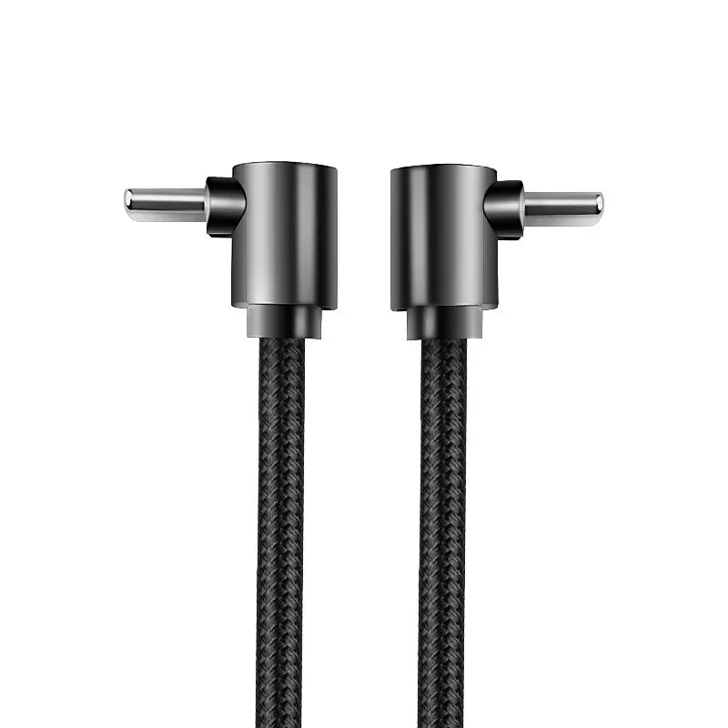 90 Degree Elbow Type-c Cables 20V 3A 60W PD Fast Charging Type C To Type C Male to Male USB Type-C For iPhone Type C Quick Wire Qme