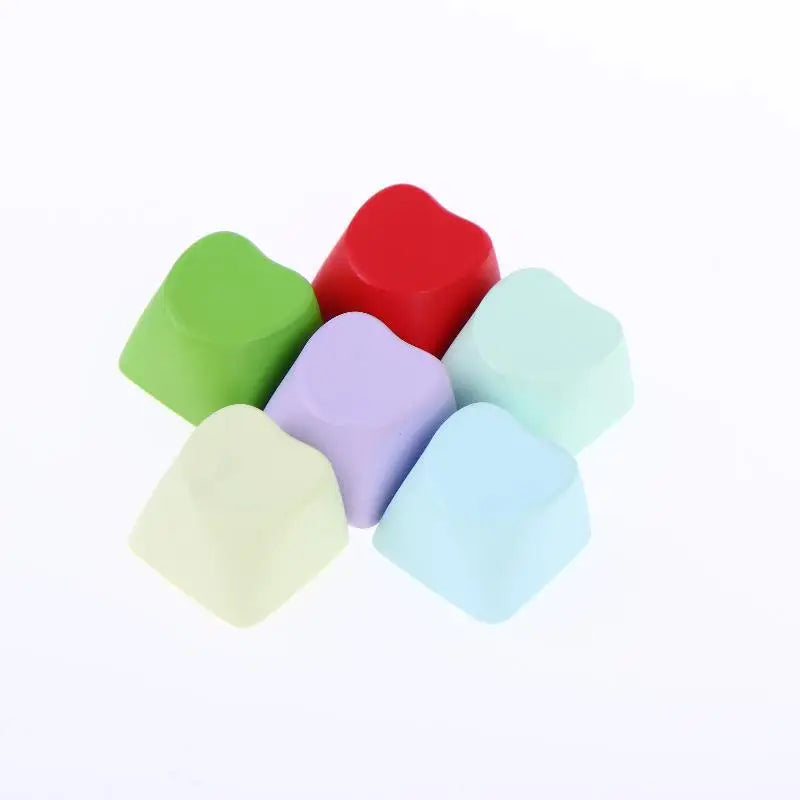 Blank No Engraved Cherry Keycaps Heart Shaped 1U PBT Thickened 10 DIY Qme