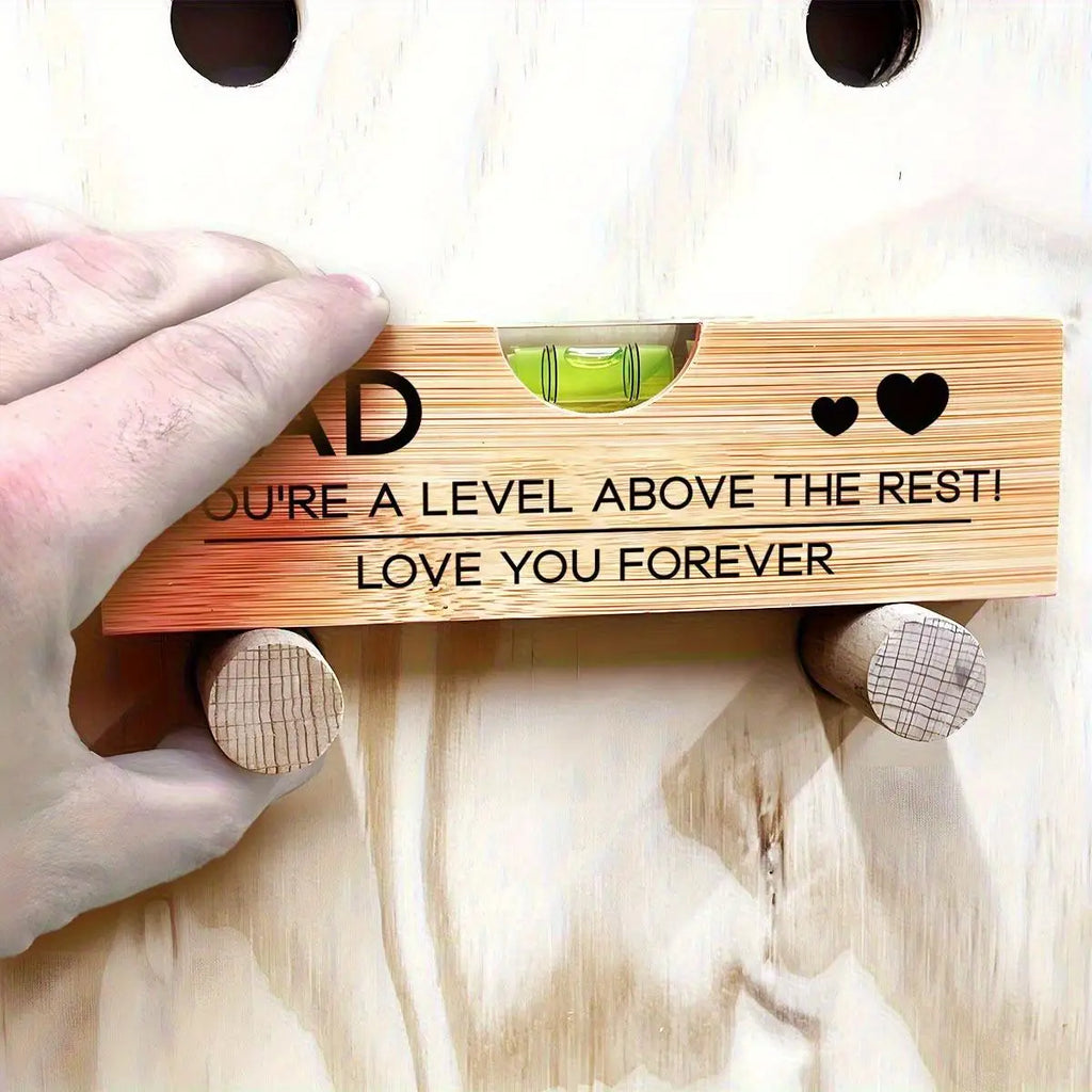 Level Tool Bottle Opener Engraved Above Rest Novelty Dad Husband DIY Qme
