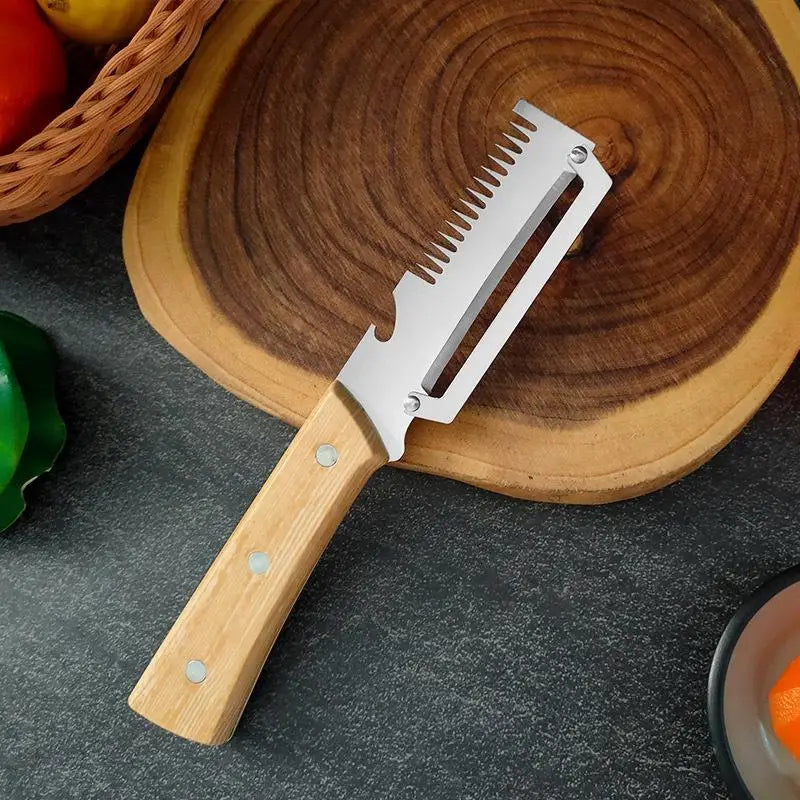 Vegetable Peeler Multifunction Kitchen Ergonomic Handle Peeling Qme one size C