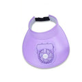 USB Rechargeable Cooling Fan Hat Breathable Large Brim Empty Qme Purple