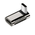 USB C 90 Degree Converter USB 20Gbps Type C to USB C OTG Adapter 8K/4K 100W USB Type C Quike Charging Connector For TV Tablet Qme Stereo bend