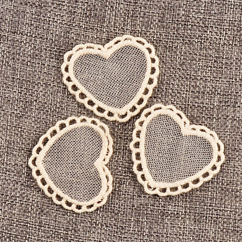 20pcs 21-55mm Mix Lace Bow Shape Appliques For DIY Clothing Bag Decoration Sewing Accessory Exquisite Patch Without Gum cp4186 Qme 20pcs 4.6x4.2cm