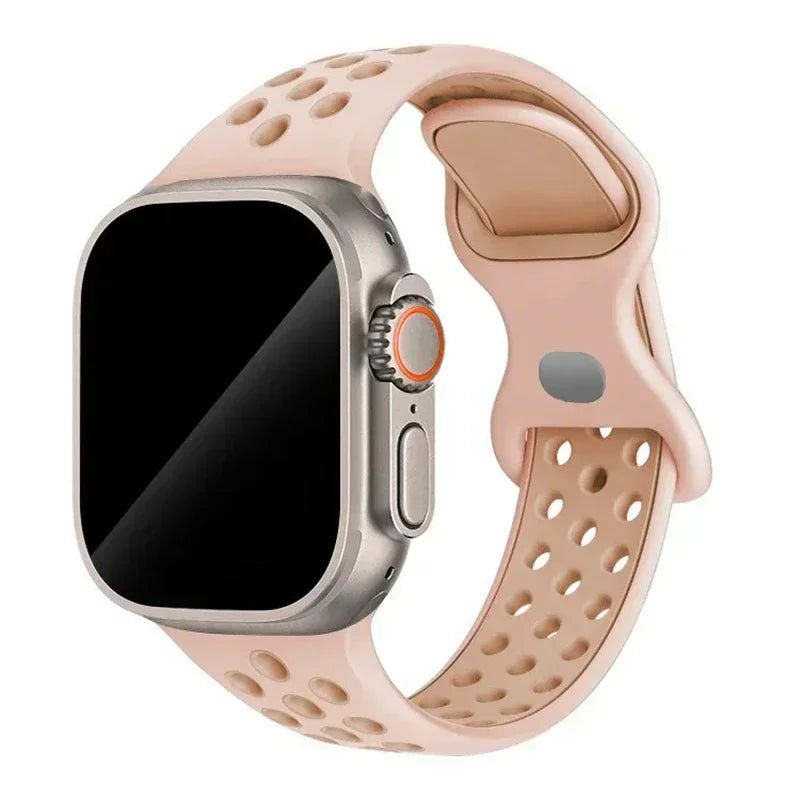 Silicone Strap Apple Watch Band Ultra 2 Sport Bracelet Iwatch Series