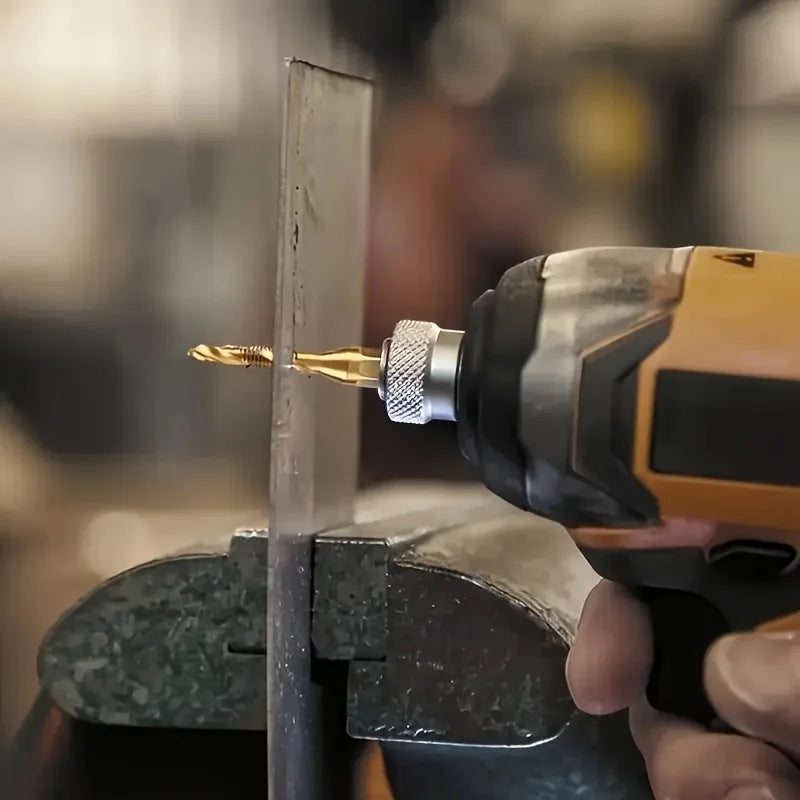 12 pieces 6mm-20mm high-speed steel screw drill set, hexagonal screw drill set, M3-M10 wood-plastic metal screw drill bit Qme