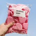 Mini Velvet Triangle Powder Puffs Extra Soft Makeup Blender Contour Qme pink