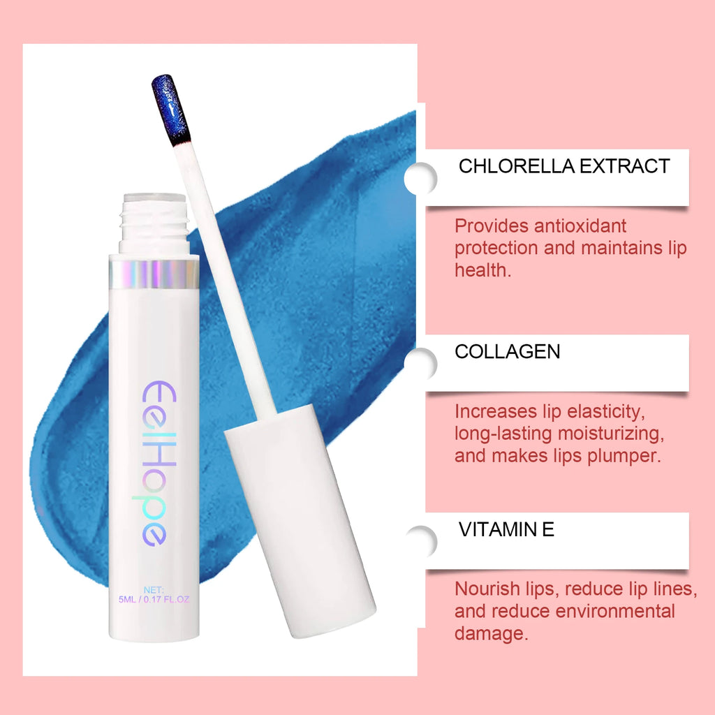 Eelhope Tearable Lipstick Lip Gloss Lip Liner Tattoo Waterproof Long Lasting Lip Glaze Matte Lip Tint Red Pink Makeup Cosmetic Qme