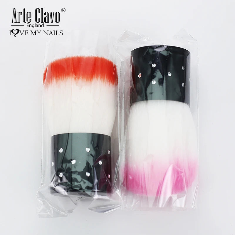 Arte Clavo Portable Nail Cleaning Brush Tools Remove Dust Powder Soft Qme