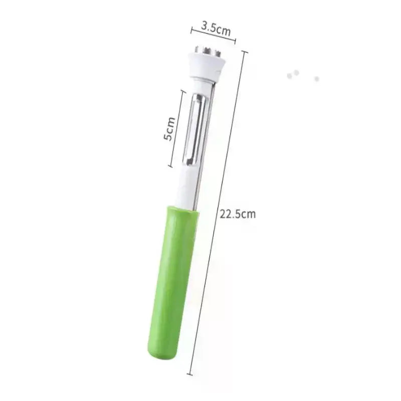 Stainless Steel Rust-proof Fruit Peeler Anti Slip Handle Qme