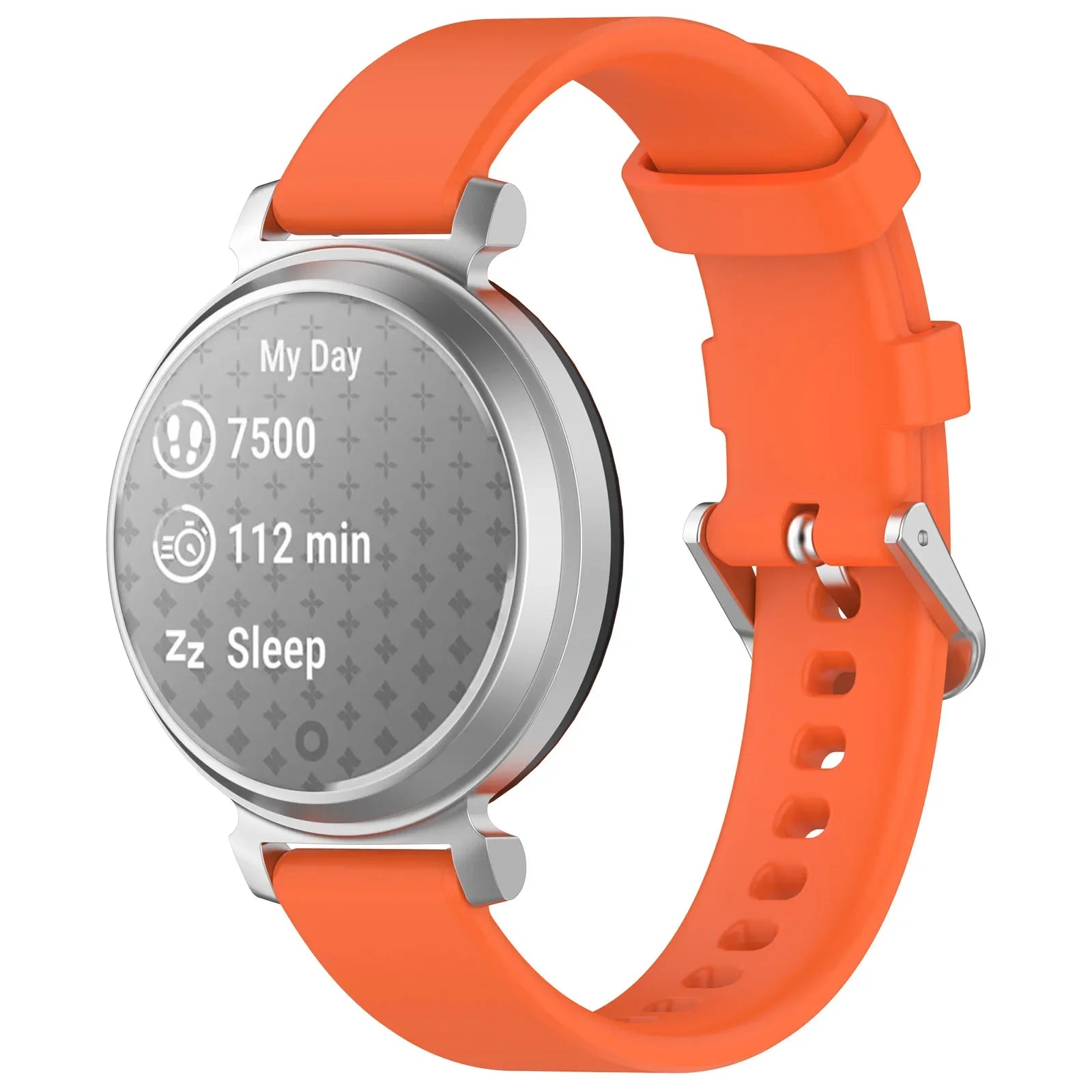 For Garmin Lily 2 Strap Official Silicone Soft 14mm Watchband Strap Bracelet For Garmin Lily2 Active silicone 14mm SAccessories Qme orange 14mm