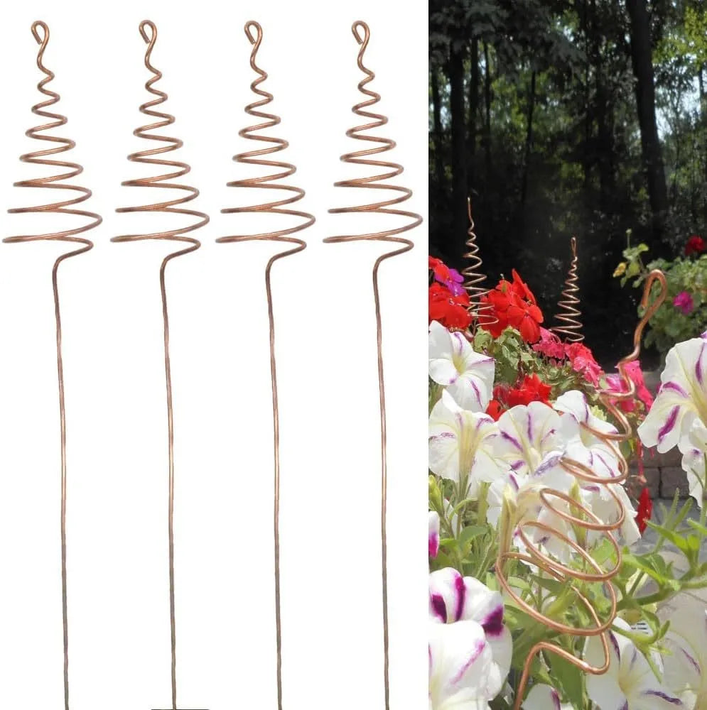 Electroculture Plant Stakes Garden Coppers Coils Antennas Growing Qme