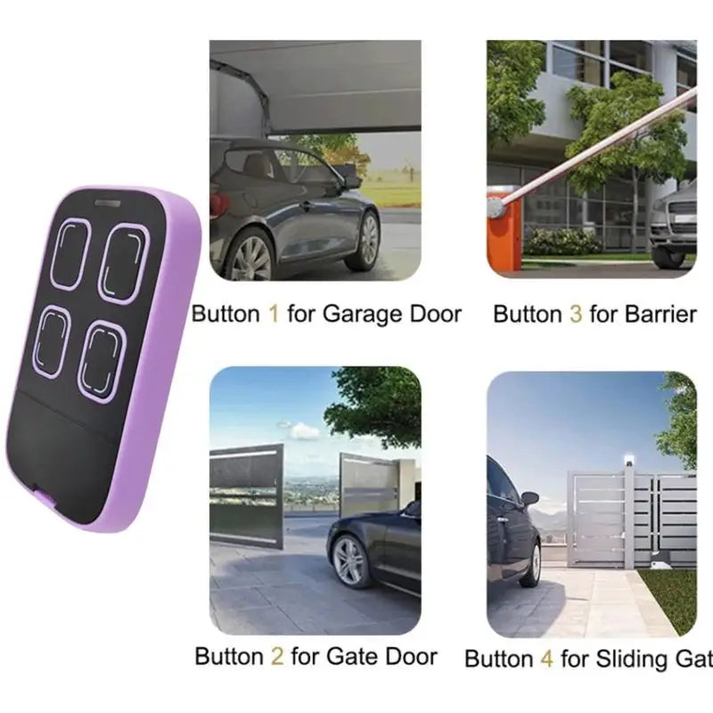 Universal Garage Door Opener Remote Multi-frequency 280-868MHz 433MHz Qme