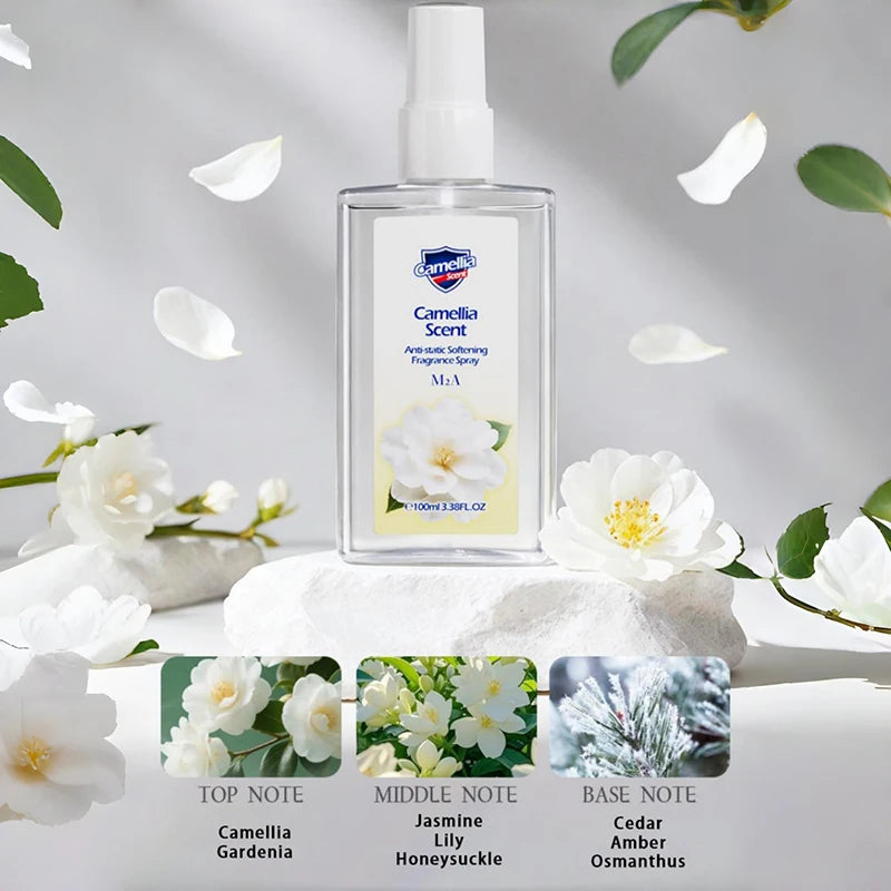 Nature Alcohol-free Eau De Toilette Spray Camellia Pomegranate Pure Qme Camellia Scent 100ml